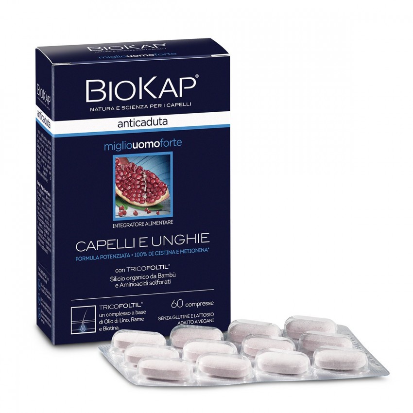 Bios Line Biokap Miglio Uomo Forte 60 compresse