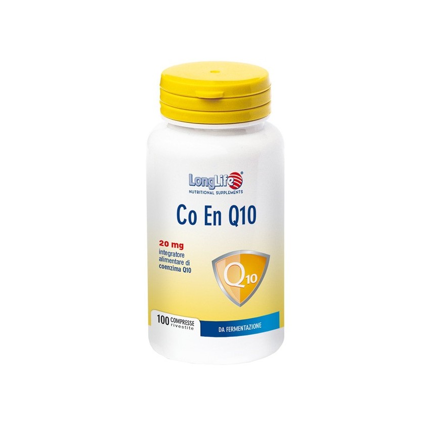 Long Life Longlife Co En Q10 20mg 100cpr