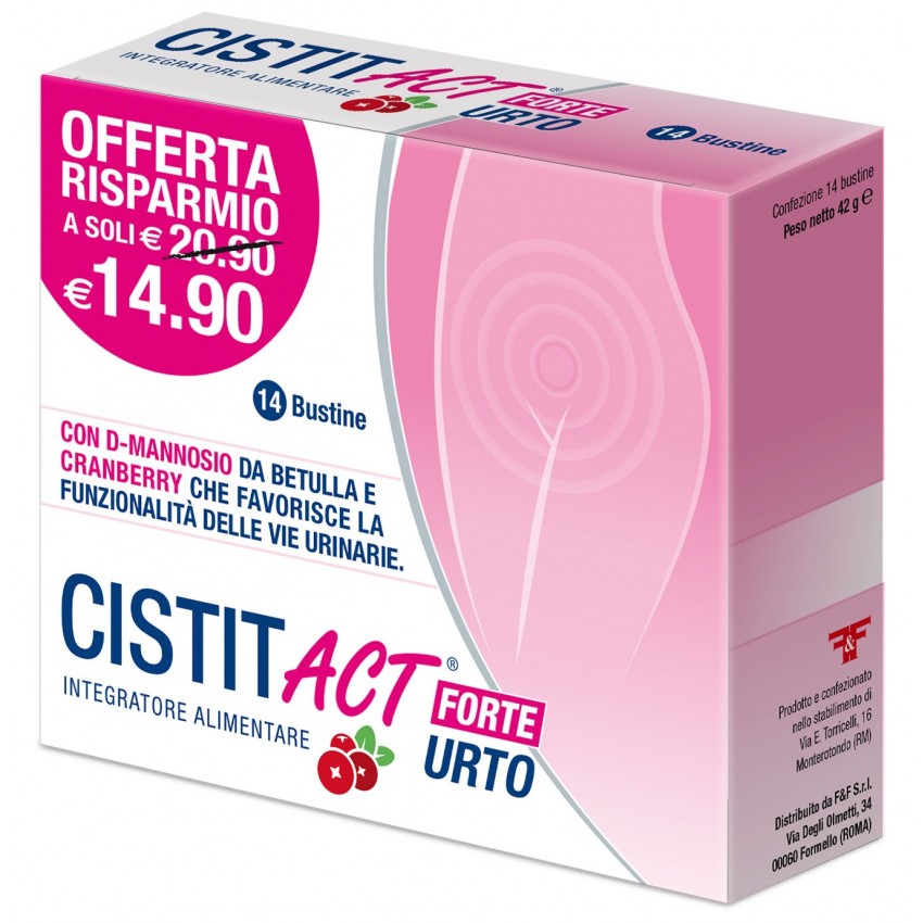 F&f Cistit Act Forte Urto 14 Bustine