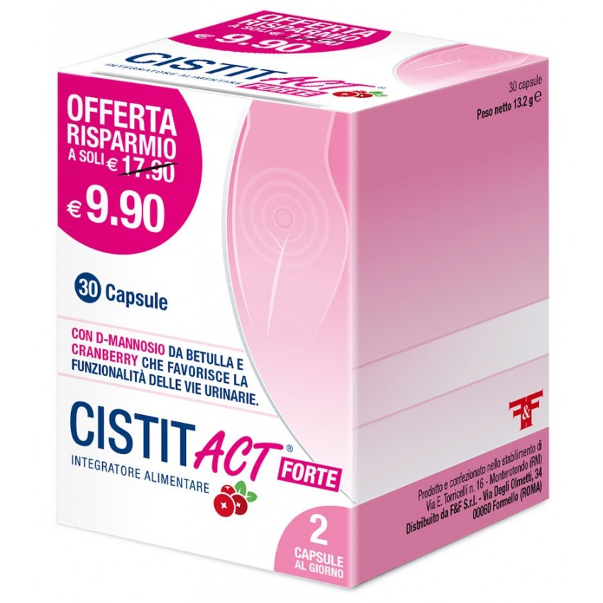 F&f Cistit Act Forte 30 Compresse