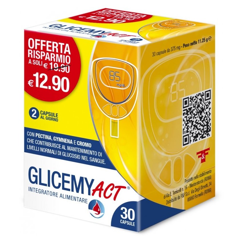 F&f Glicemy Act 30 Compresse