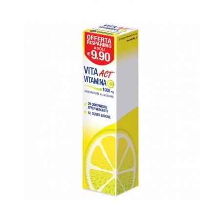 F&f Vita Act Vitamina C 1000mg da 20 Compresse Effervescenti