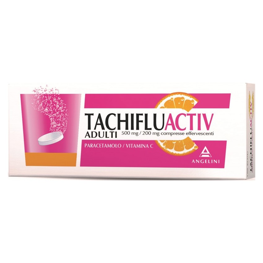 Angelini TACHIFLUACTIV 12 Compresse 500 + 200 MG