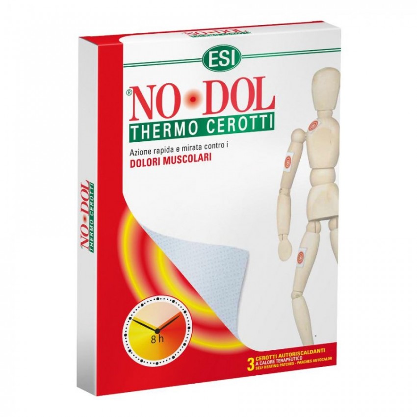 Esi Esi No Dol Thermo Cerotti Autoriscaldanti Dolori Muscolari 3 pezzi