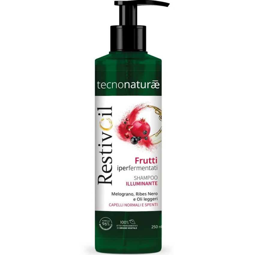 PERRIGO ITALIA Srl RESTIVOIL TECNONAT NORMALI e spenti SHAMPOO illuminante frutti da 250 ML