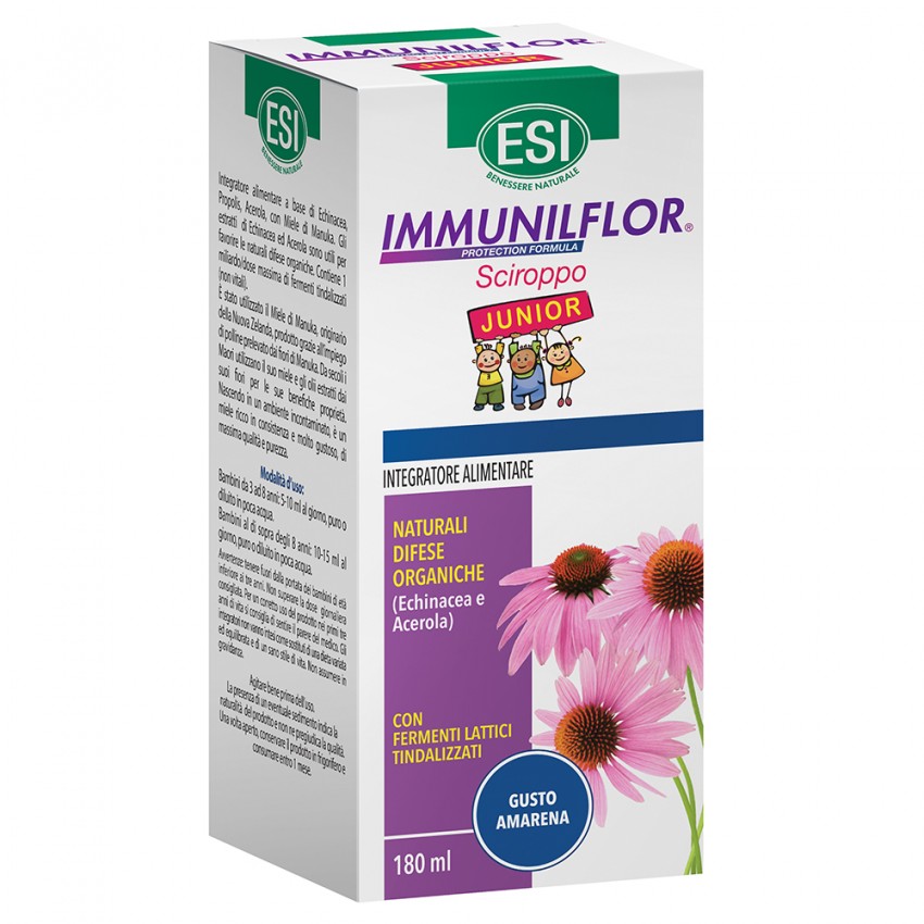 Esi Esi Immunilflor Sciroppo Junior Integratore Difese Immunitarie 180 ml