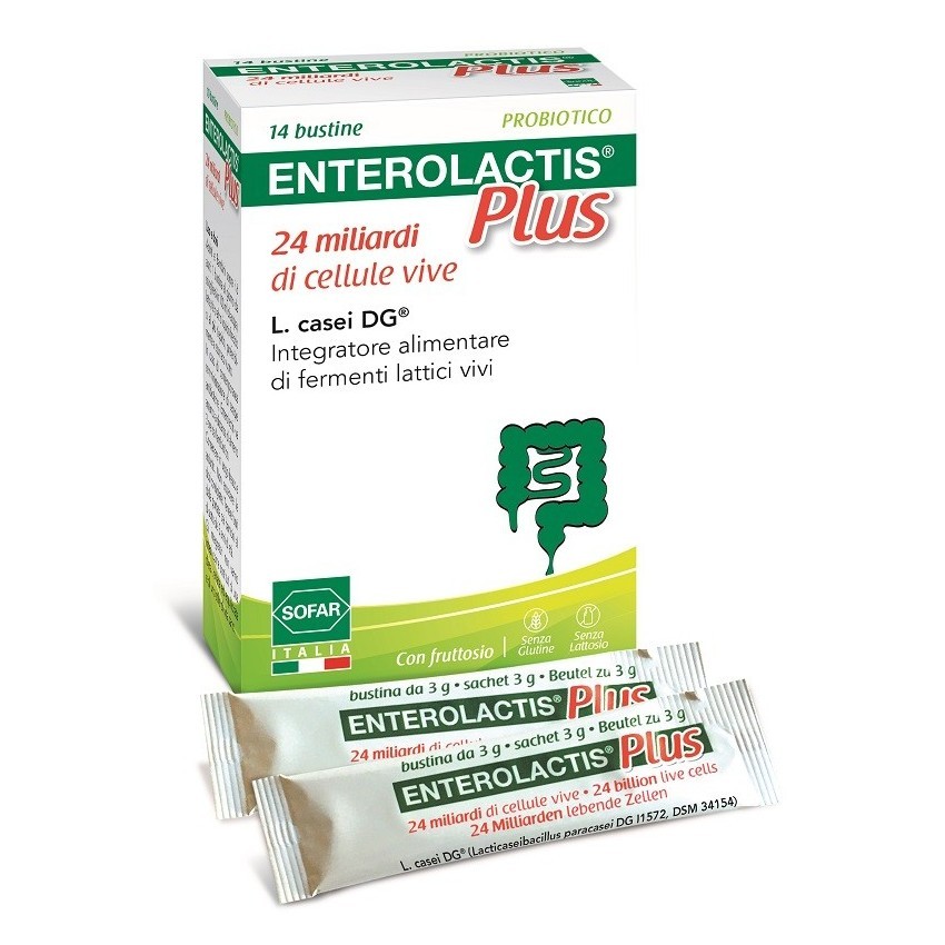 Enterolactis Enterolactis Plus Polvere 14 bustine