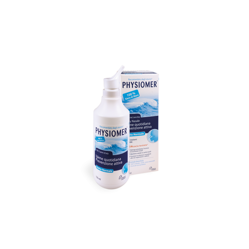 Physiomer Physiomer Igiene Quotidiana Prevenzione Attiva Spray Nasale Getto Normale 135ml