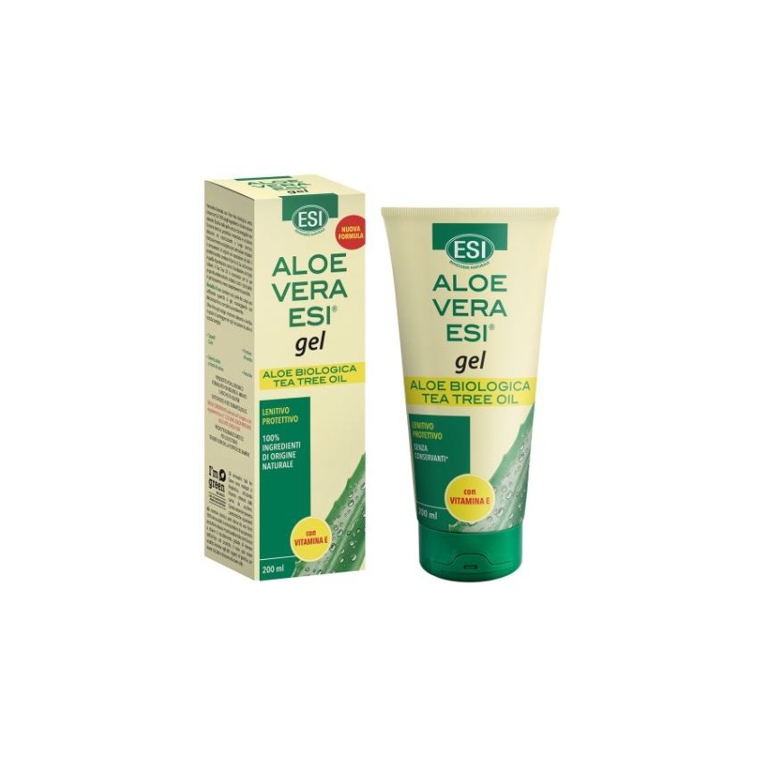 Esi Esi Aloe Vera Gel Vitamina E Tea Tree Oil Confezione 200 Ml