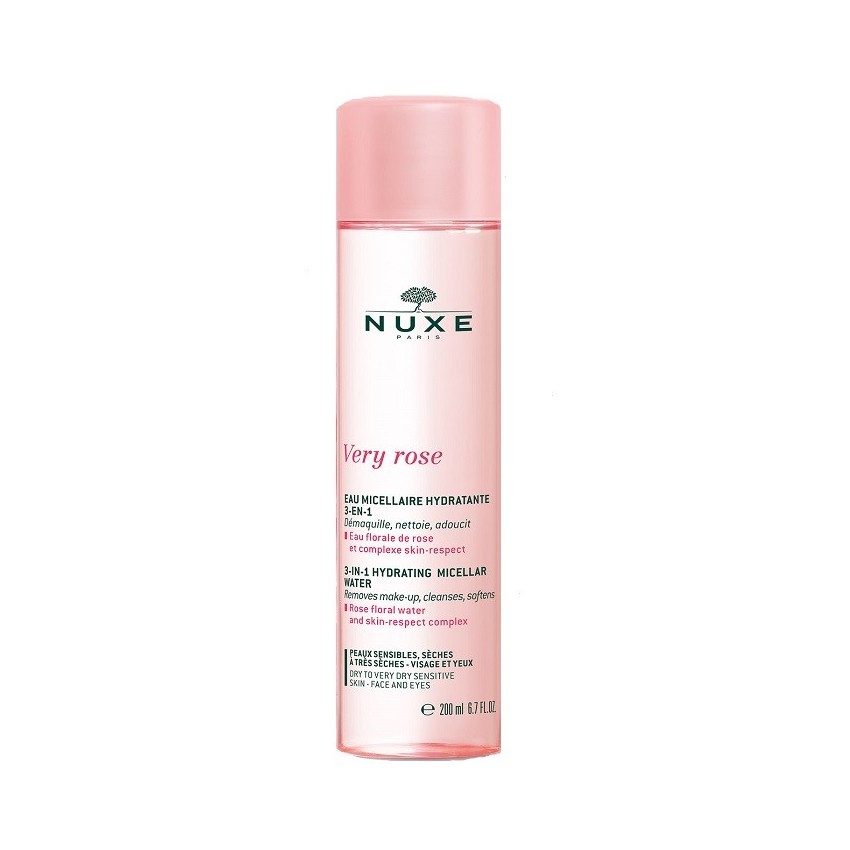 Nuxe NUXE VERY ROSE ACQUA MICELLARE IDRATANTE pelli sensibili 3 IN 1 200 ML