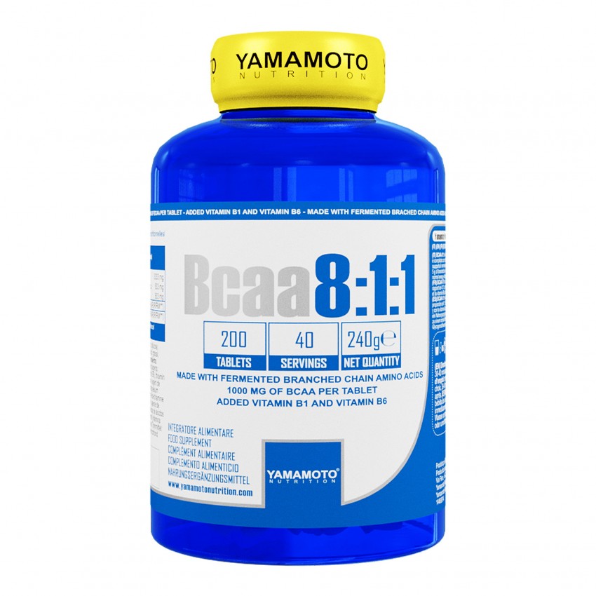 Yamamoto Nutrition YAMAMOTO NUTRITION Bcaa 8:1:1 da 200 compresse