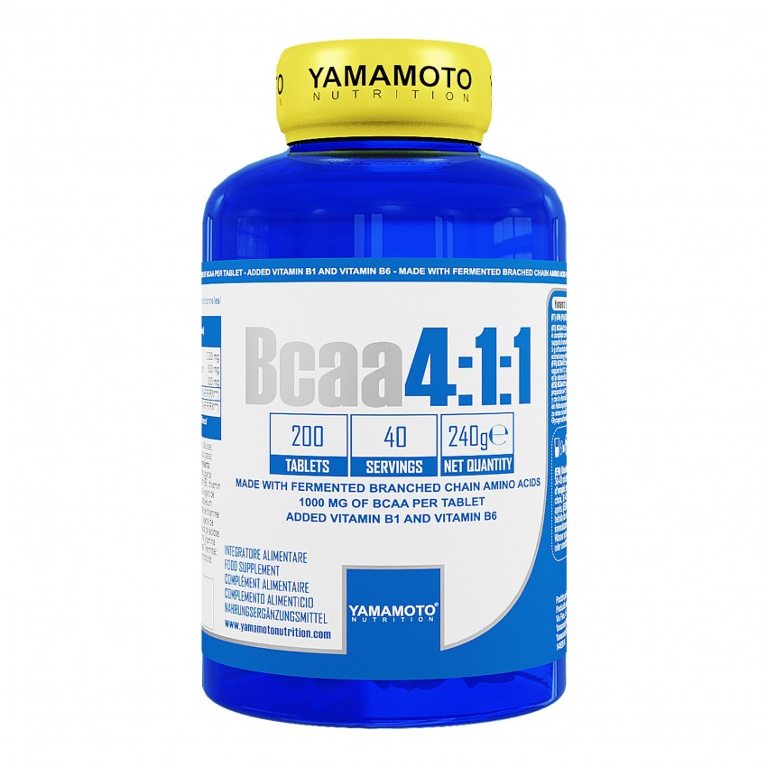 Yamamoto Nutrition YAMAMOTO NUTRITION Bcaa 4:1:1 da 200 compresse