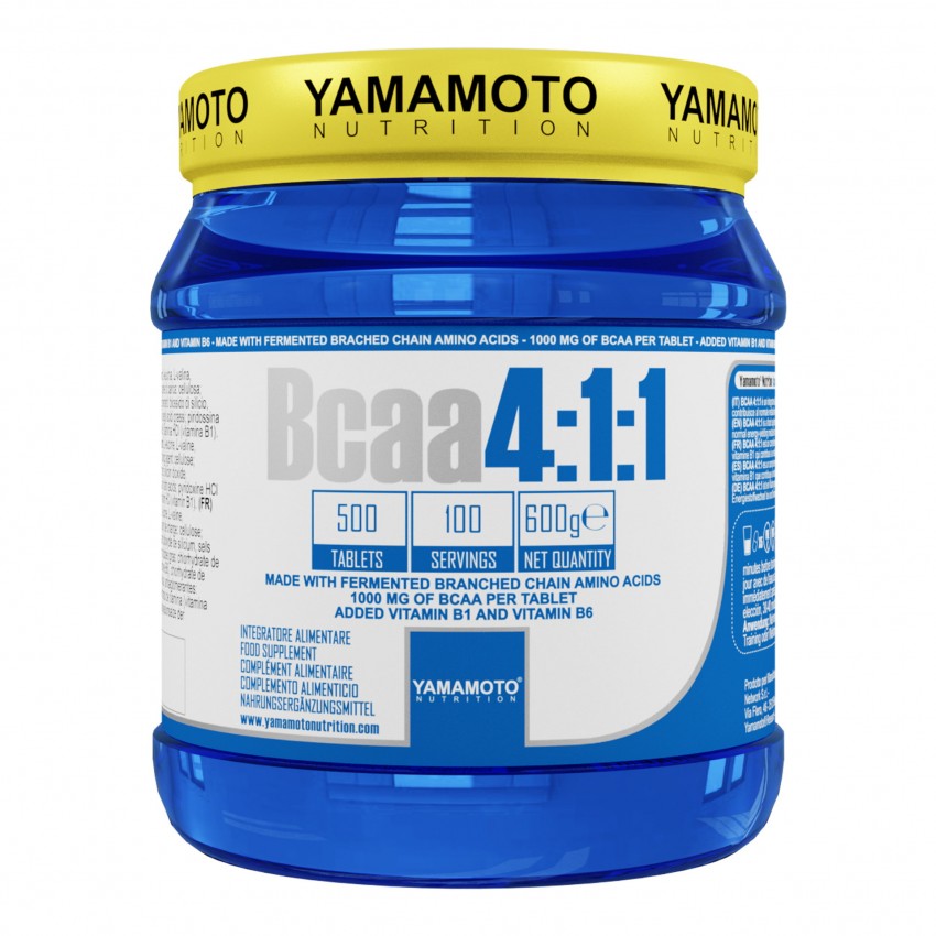 Yamamoto Nutrition YAMAMOTO NUTRITION Bcaa 4:1:1 da 500 compresse