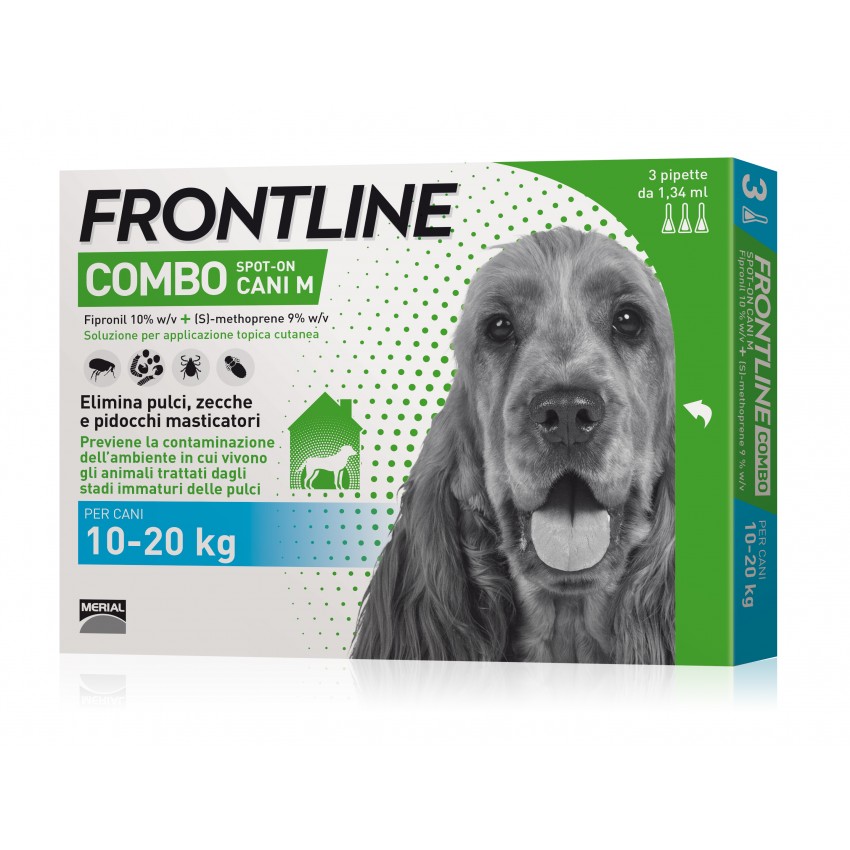 BOEHRINGER ING.ANIM.H.IT.SpA FRONTLINE COMBO spot on 3 PIPette per cani da 10-20 KG