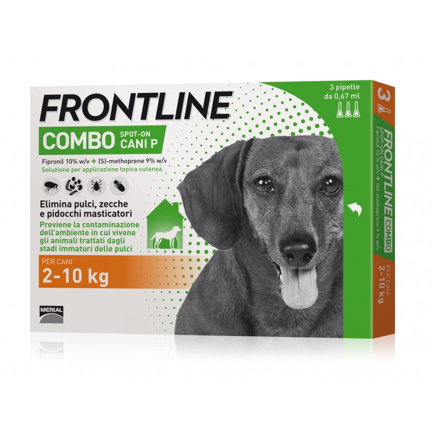 BOEHRINGER ING.ANIM.H.IT.SpA FRONTLINE COMBO spot on 3 PIPette per cani da 2-10 KG