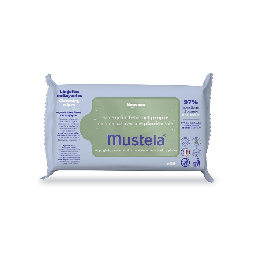 Mustela MUSTELA SALVIETTE DETERGENTI 60 PEZZI