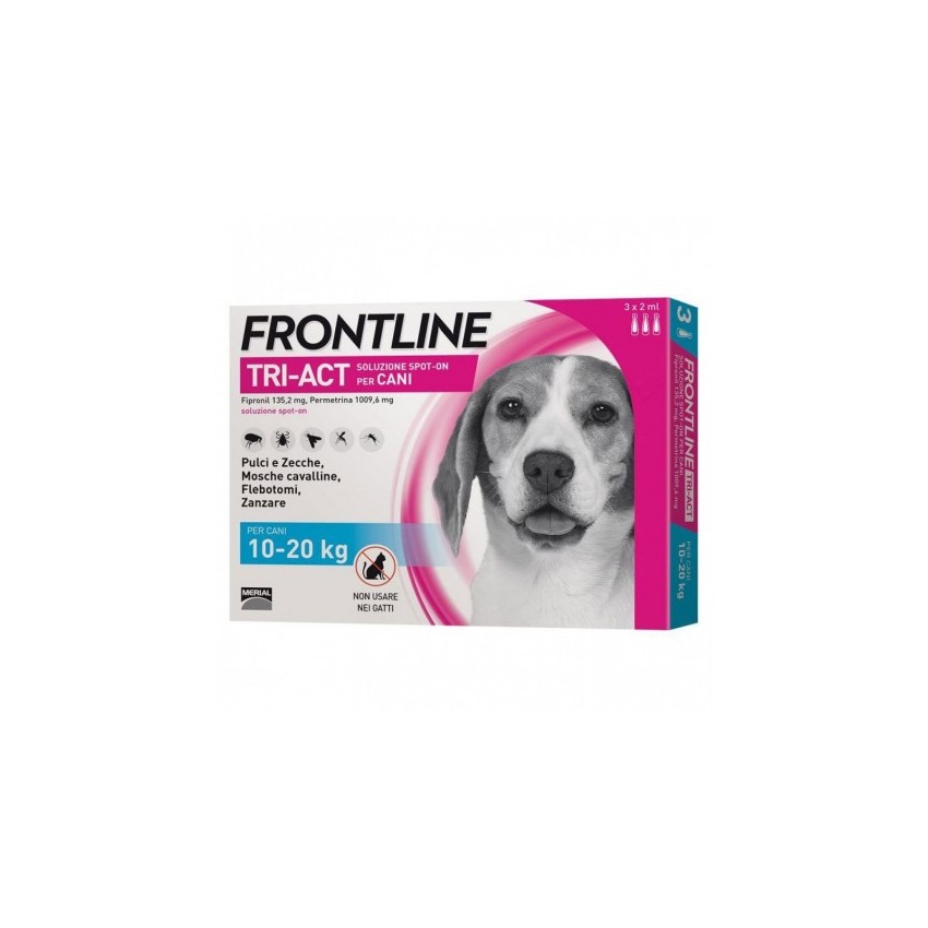 BOEHRINGER ING.ANIM.H.IT.SpA FRONTLINE TRI-ACT 3 PIPETTE 2 ML CANI 10-20 KG