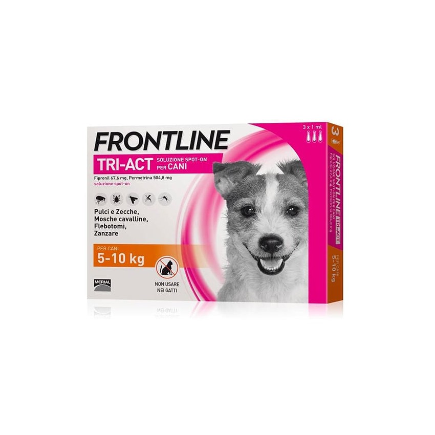 BOEHRINGER ING.ANIM.H.IT.SpA FRONTLINE TRI ACT 5/10 Kg  da 3 pipette