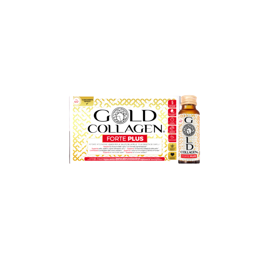 MINERVA RESEARCH LABS GOLD COLLAGEN FORTE PLUS 10 FLACONI DA 50 ML