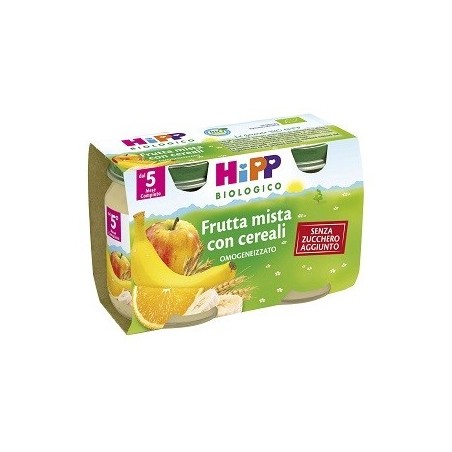 Hipp Hipp Bio Omog Frutta/crl2x125g