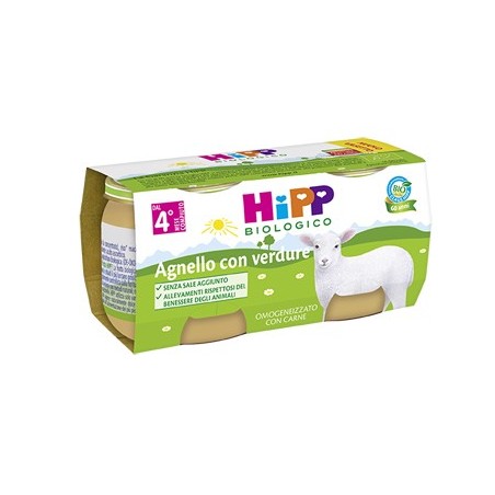 Hipp Hipp Bio Omog Agnello 2x80g