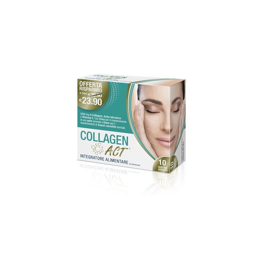 F&f Collagen Act Integratore Alimentare - 10 Bustine