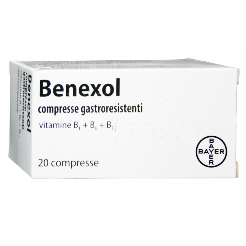 Benexol Bayer Benexol - Carenze di vitamine del gruppo B - 20 Compresse Gastroresistenti