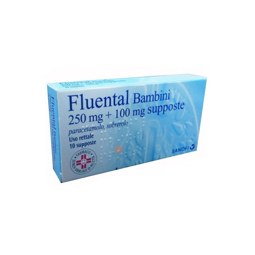 Fluental Fluental*bb 10supp 250mg+100mg