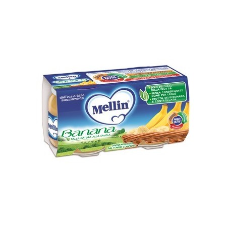 Mellin Mellin Omog Banana 2x100g