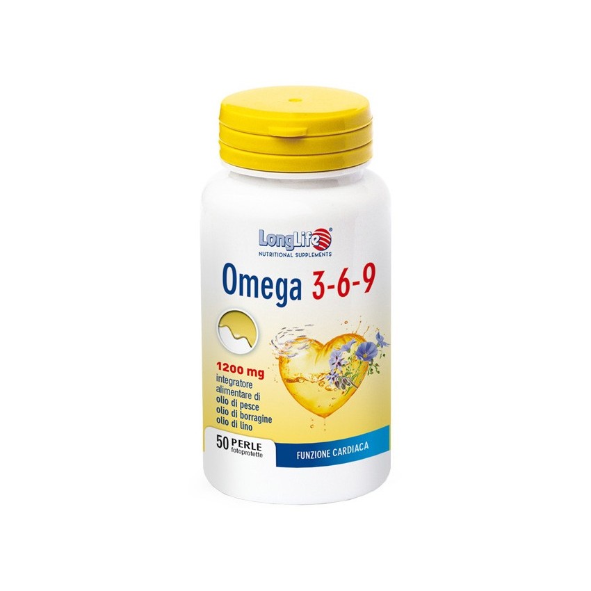 Long Life Longlife Omega 3 6 9 50 Perle