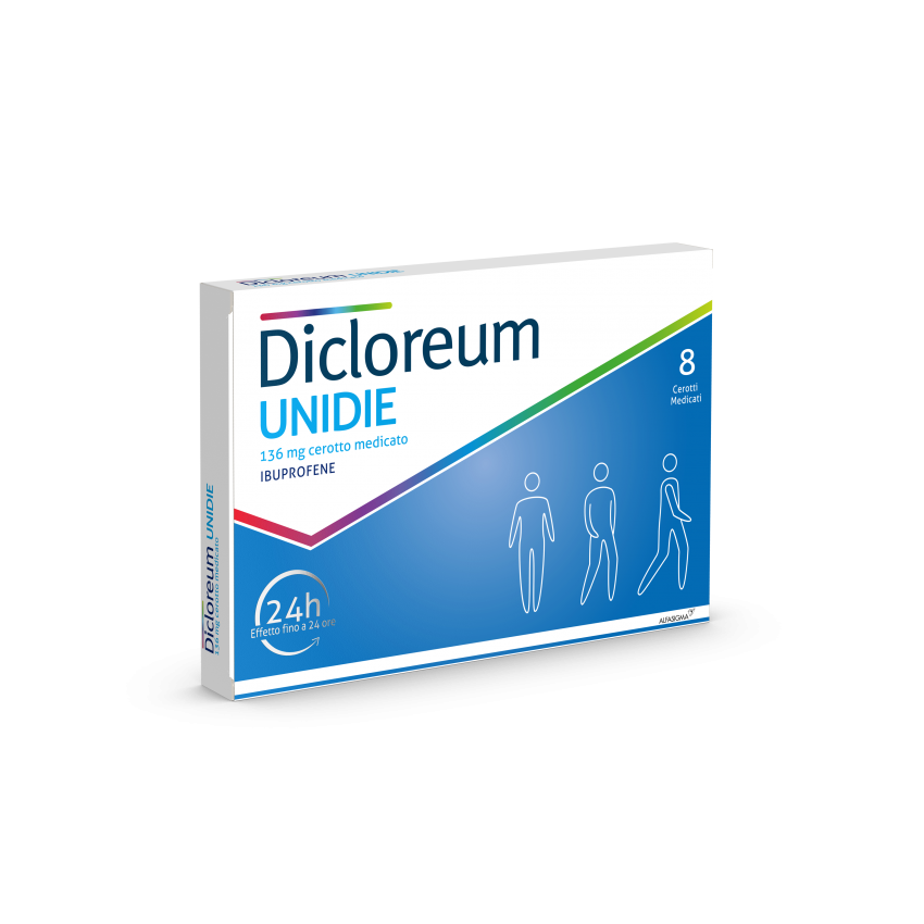 Dicloreum Dicloreum Unidie 8 cerotti 136mg 24h