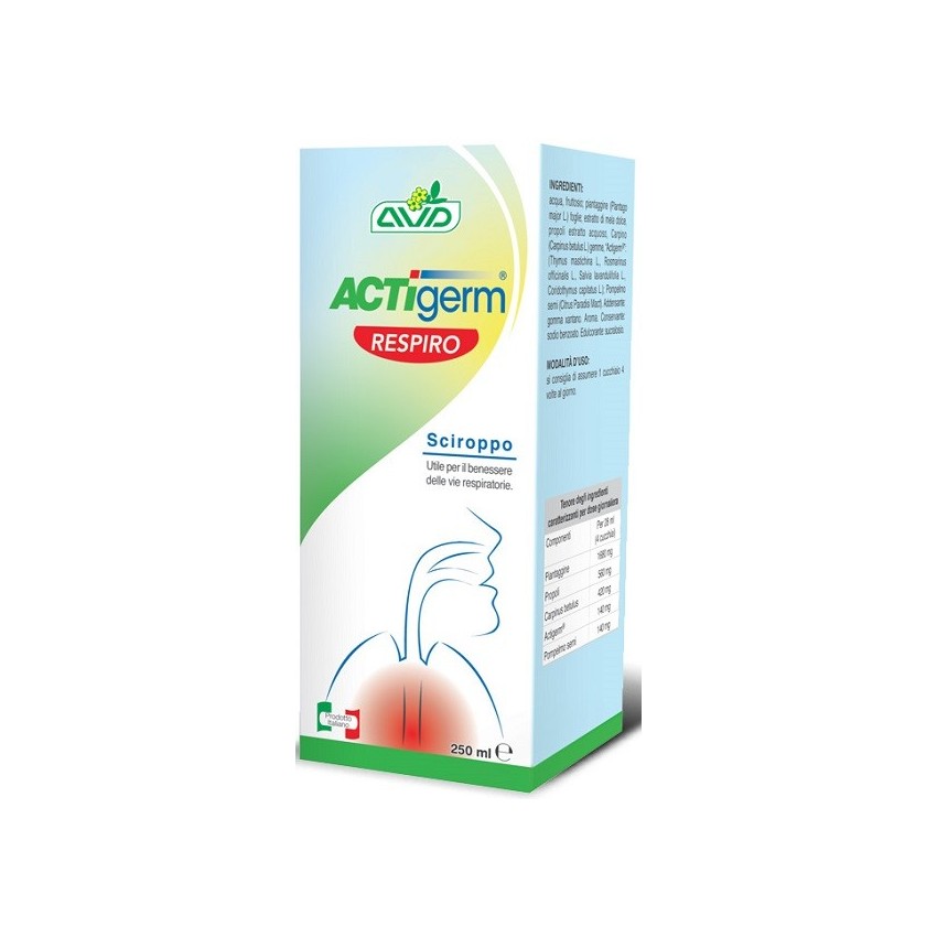  Actigerm Respiro Sciroppo250ml