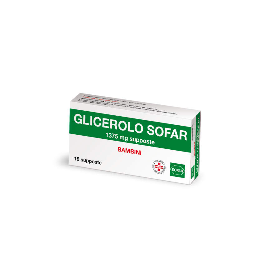 Sofar Glicerolo*bb 18supp 1375mg