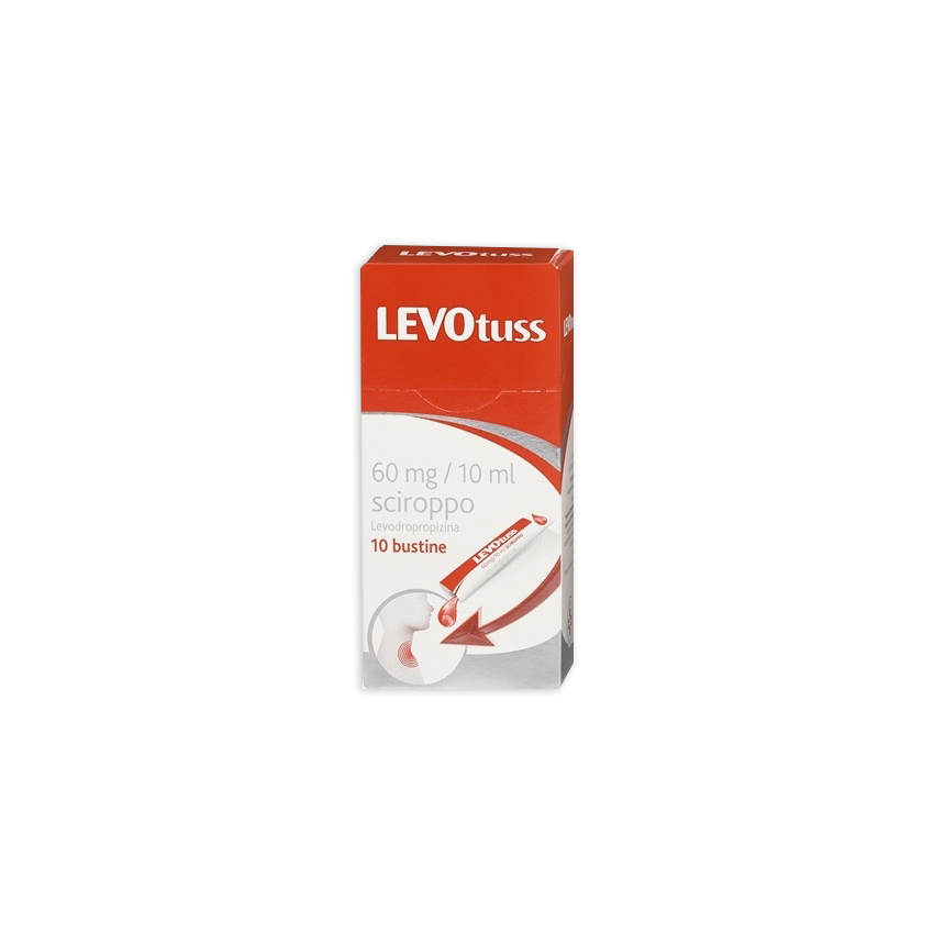 Levotuss Levotuss*scir 10bust 60mg/10ml