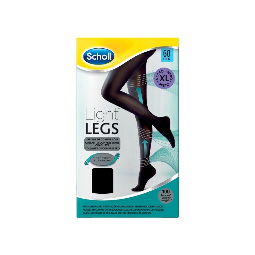 Scholl's Scholl Lightlegs60 Den Xl Nero