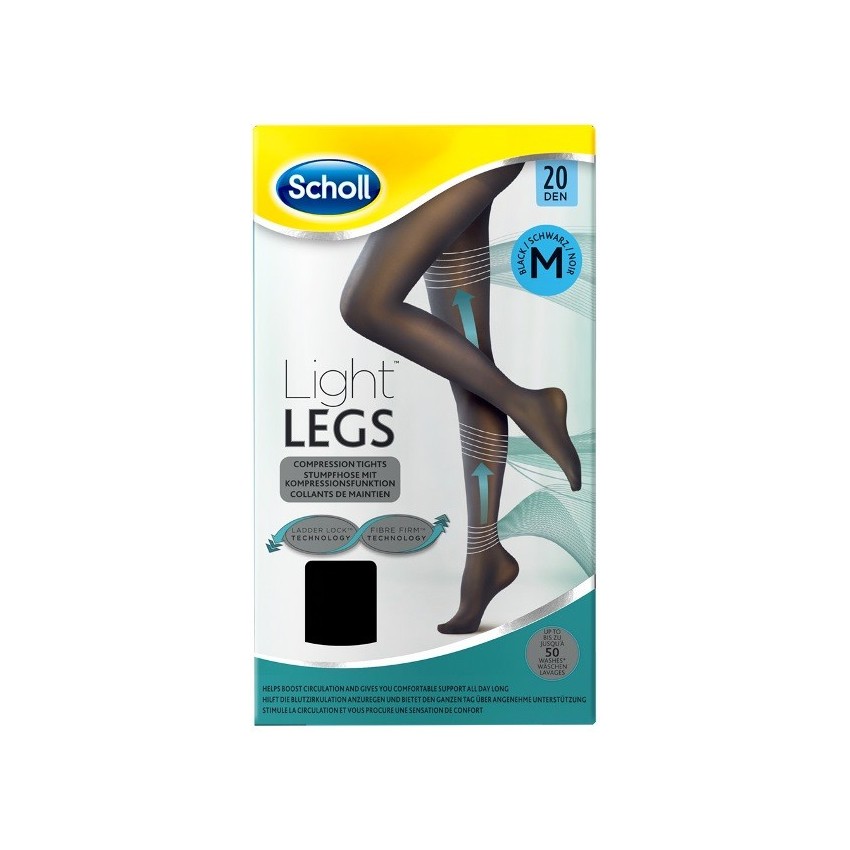 Scholl's Scholl Lightlegs20 Den M Nero