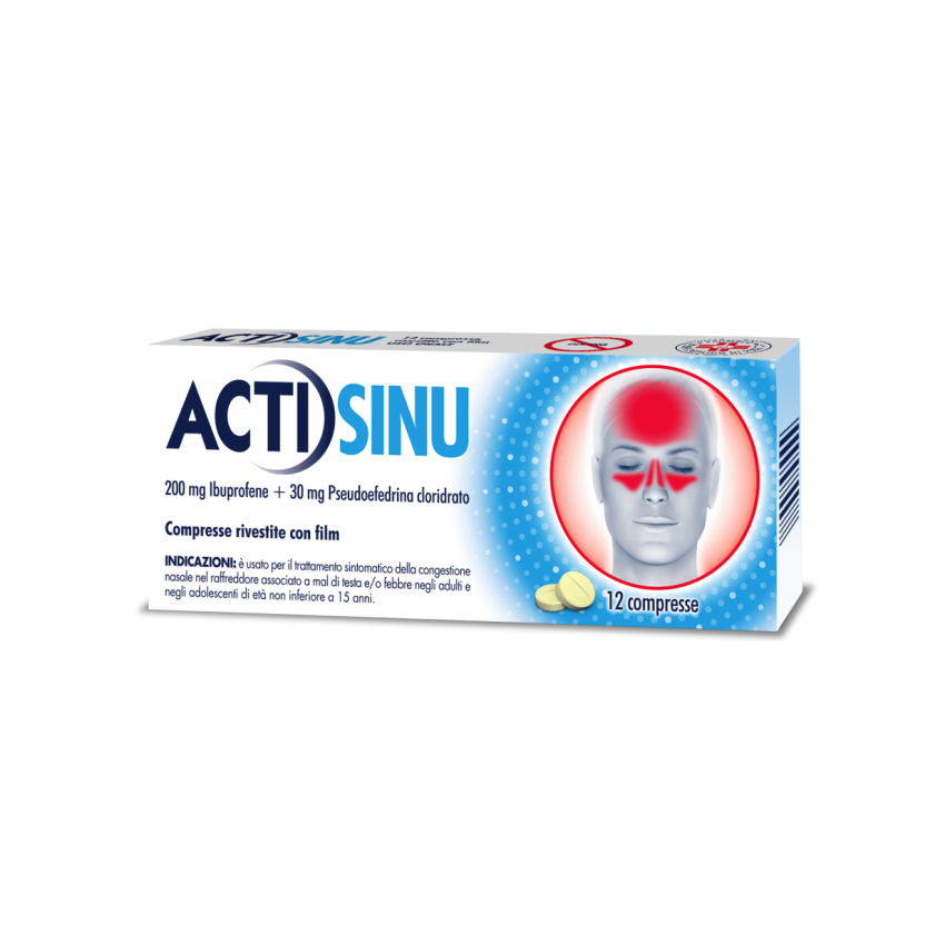 Johnson's Actisinu*12cpr 200mg+30mg